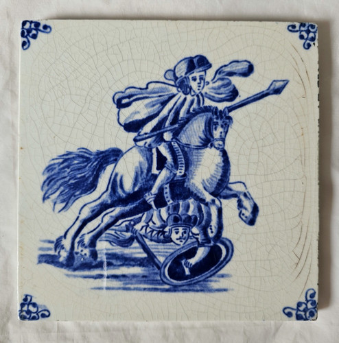 Horseman minton antique inch - horseman,