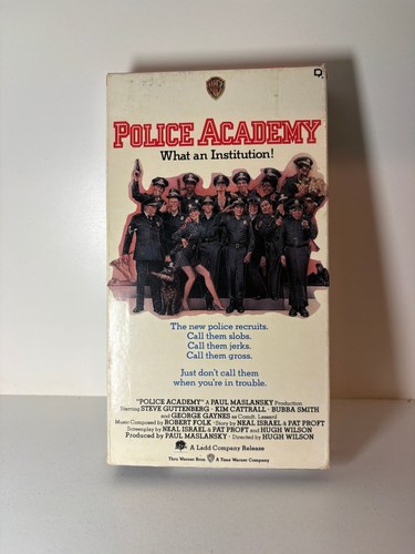 Police academy vhs - academy,