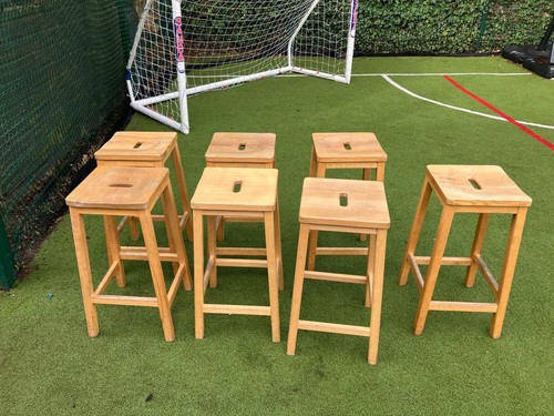 Vintage beech wood school art - wood,