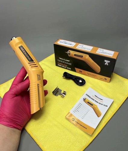 Cordless mini hot air gun - hot,
