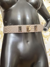 Real Leather Snake Skin Effect