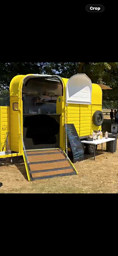 Yellow food concession - food,