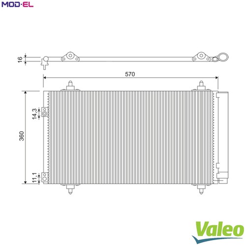 Condenser air conditioning - condenser,