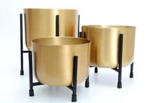 Large Gold Metal Aluminium