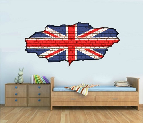 Union jack graffiti brick - jack,
