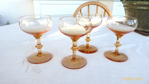 1940 set four amber - 1940's, of