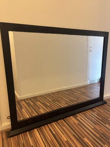 Large black mirror sized - large, mirror,