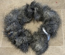 M&S Grey Faux Fur Stretch