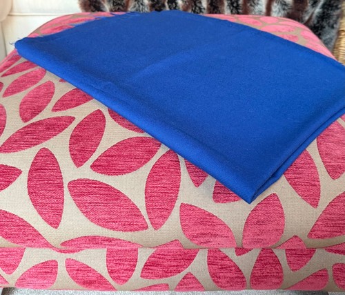 Vintage royal blue dressmaking