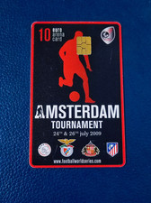 Amsterdam Tournament Card Ticket 2009 Ajax Benfica Sunderland Atletico Madrid