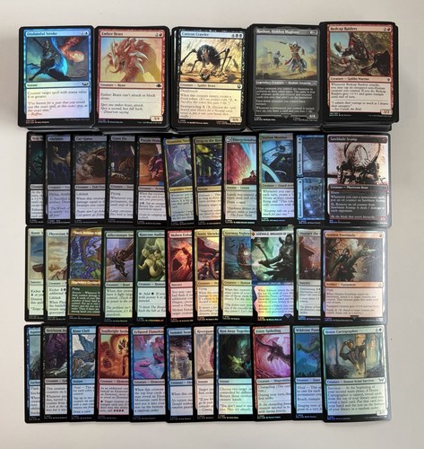 100 mtg foil lot common - foil,