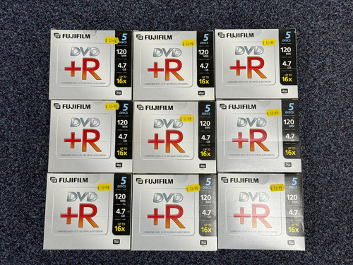 45x fujifilm dvd - 45x, blank