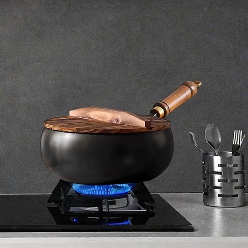 Non coated wok - flat,