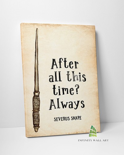Harry potter quote - potter, canvas