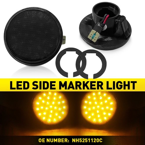 Smoked len amber led - len, side