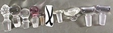 9 OLD MOLDED GLASS  CLEAR