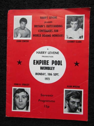 Boxing programme wembley - boxing,
