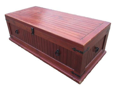 Vintage large wooden treasure - vintage,