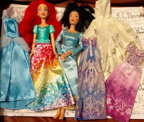 Ariel mulan dolls - &,