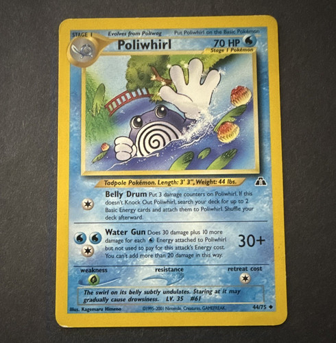 Pokémon tcg poliwhirl 75 - tcg,