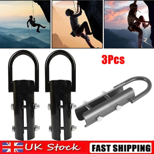 Black sturdy rope hook - 3x,