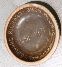 UNUSUAL TREGARON POTTERY DISH......EDWARD RICHARD 1714 - 1777......MADE IN 1971