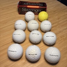 9x Titleist Used + 3x New Slazenger Raw Distance Golf Balls Job Lot