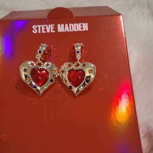 Steve madden heart dangle drop - madden,