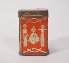 Antique Oriental Tin Tea
