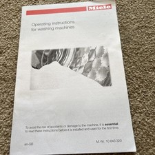 Miele WCG120XL Washing Machine