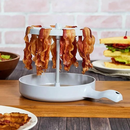 Microwave bacon tray with - microwave,