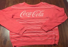 Coca Cola Coke Woman's Pullover Crewneck Sweater Hot Topic  VINTAGE Mighty Fine