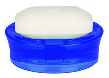 Soap Dish Blue Spirella Max Light Acrylic Navy Bathroom Washroom Toilet