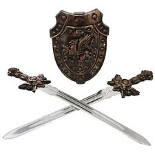 Kid's Twin Sword Knight Costume Fancy Dress | Role Playing, Pretend Play