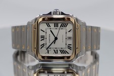 Cartier Santos de Cartier Large Steel & 18k Yellow Gold  W2SA0009 2021 B&P