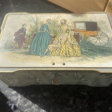 Vintage 30’s Clarnico  sweets Tin With Lock And Key Very Good Condition Rate