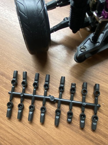 Plastic 8mm tie rod ball - rod,