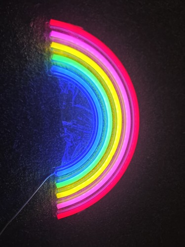 Rainbow led neon - rainbow, sign