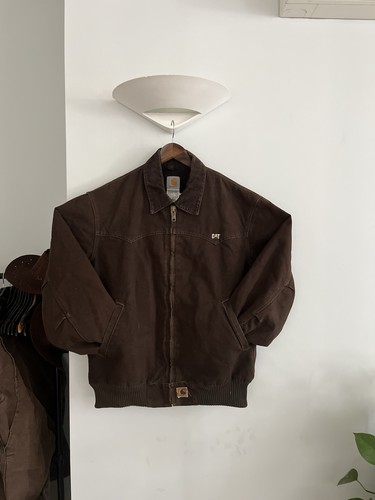 Size large quilted dark brown