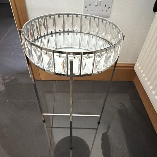 Round mirrored serving tray - tray, on