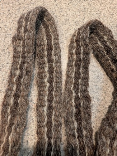 Wool hand spun muzzle loader - hand,