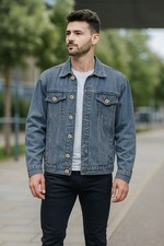 Mens Denim Jacket Cotton