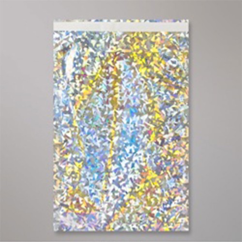 Holographic metallic foil - metallic,