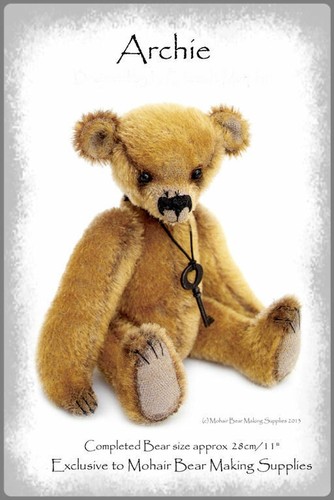Ooak mohair teddy bear - ooak,