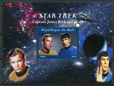 2018 STAR TREK STAR SHIP ENTERPRISE CLASSIC IMAGES KIRK SPOCK STAMP SHEETLET