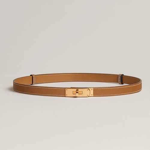 New hermes kelly belt brown - new,