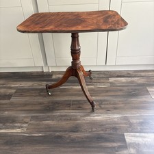 Georgian antique oak tilt top - oak, tilt-top