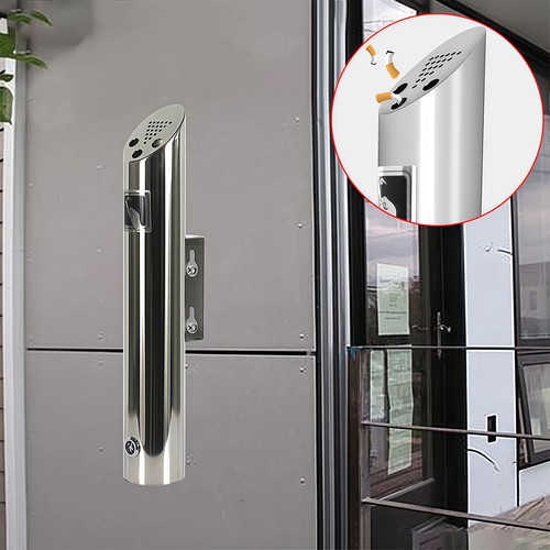 Wall mount cigarette butt - wall,