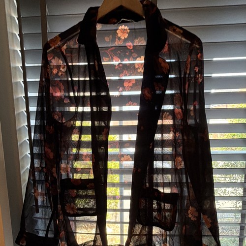 Zara woman sheer floral - zara,