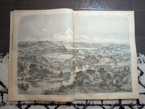 1860 central park double - 1860, double-page